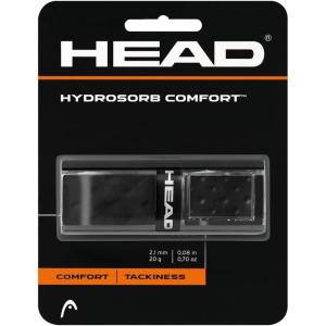 HEAD Hydrosorb Comfort Tennis Racquet Replacement Grip Tape – Extra Cushioning, Shock Absorption, Dampening, Black
