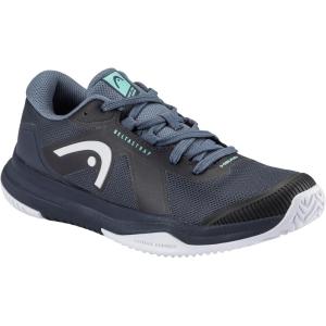 HEAD Junior Sprint Pro 4.0 Tennis Shoe – Lightweight Breathable All-Court Performance Shoe for Juniors, Tennis, Padel & Pickleball(Blueberry/Teal)