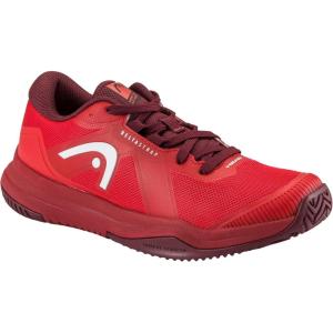 HEAD Junior Sprint Pro 4.0 Tennis Shoe – Lightweight Breathable All-Court Performance Shoe for Juniors, Tennis, Padel & Pickleball(Red/Dark Red)