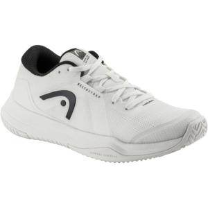 HEAD Junior Sprint Pro 4.0 Tennis Shoe – Lightweight Breathable All-Court Performance Shoe for Juniors, Tennis, Padel & Pickleball(White/Black)
