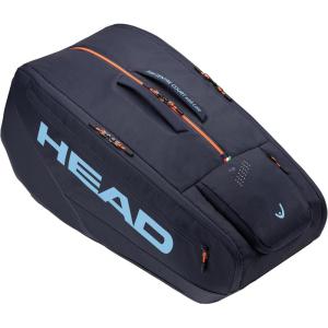 HEAD Pro Racquet Bag – Tournament Tennis Bag with CCT+ Climate Control, Shoe Compartment, and Accessory Pockets – Available in L & XL Sizes(Navy)