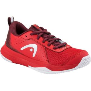 HEAD Sprint Court 4.0 Junior Tennis Shoe – Lightweight Breathable All-Court Kid’s Sneakers for Tennis, Padel & Pickleball(Red/Dark Red)