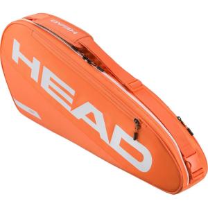HEAD Tour Racquet Bag S (3R) Tennis Bag – Holds 3 Racquets, Reflective Fabric, Backpack Carry System, External Phone Pocket & Accessory Storage(Orange)