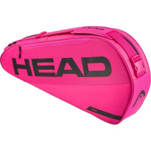 HEAD Tour Racquet Bag S (3R) Tennis Bag – Holds 3 Racquets, Reflective Fabric, Backpack Carry System, External Phone Pocket & Accessory Storage(Pink)