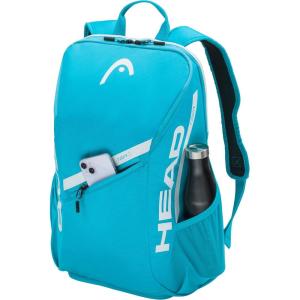 HEAD Tour Tennis Backpack 25L – Holds 2 Racquets, Shoe Compartment, Phone Pocket, Water Bottle & Ball Can Pockets(Blue)