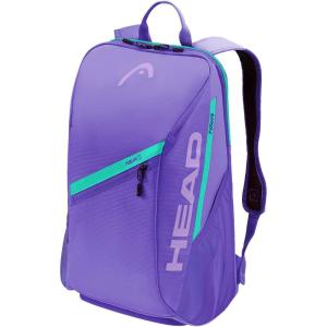 HEAD Tour Tennis Backpack 25L – Holds 2 Racquets, Shoe Compartment, Phone Pocket, Water Bottle & Ball Can Pockets(Purple)