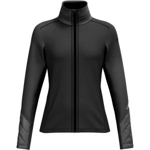 HEAD Women’s Asteria Full Zip Midlayer – Power Stretch®, Quick-Dry Performance, Stand-Up Collar(Black)