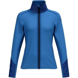 HEAD Women’s Asteria Full Zip Midlayer – Power Stretch®, Quick-Dry Performance, Stand-Up Collar(French Blue)