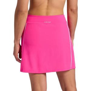 HEAD Women’s Golf Skort, Standard Fit, 17” Inseam, Mid-Rise, Stretch Lightweight Fabric(Proud Pink)