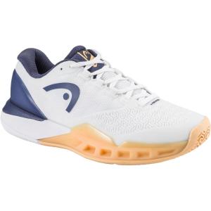 HEAD Women’s Revolt Pro 5.0 Tennis Shoe – Stable Performance Shoe for Competitive Play(White/Apricot)