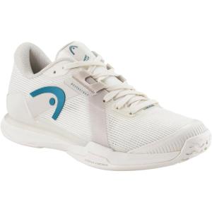 HEAD Women’s Sprint Pro 4.0 Tennis Shoe – Lightweight, Breathable, All-Court Performance(Chalk White/Twilight Blue)
