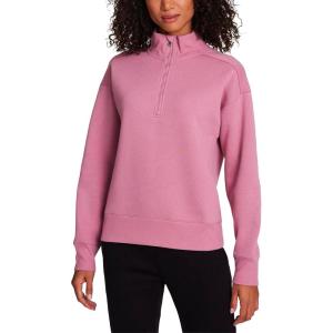 HEAD Women’s Supersoft Fleece Half-zip, Relaxed Fit, Midweight Fleece Material(Fox Glove)
