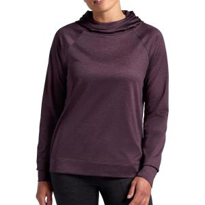 HEAD Women’s Tally Brushback Hoodie, Relaxed Fit, Stretch Midweight Material, Moisture-wicking(Plum Perfect Heather)