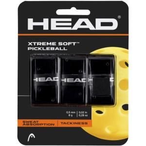 HEAD Xtreme Soft Pickleball Black Overgrip(Black)