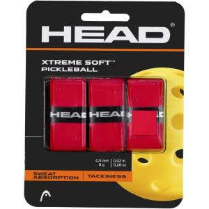 HEAD Xtreme Soft Pickleball Black Overgrip(Red)