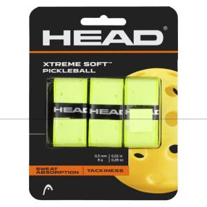 HEAD Xtreme Soft Pickleball Black Overgrip(Yellow)