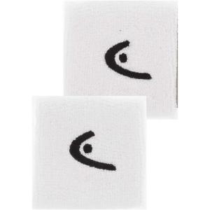 Head 2.5 Inch Tennis Wristband 2 Pack White (White)