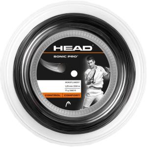 Head Sonic Pro Monofilament Tennis Racket String 660′ Reel(Black)