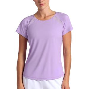 Head Women’s Ace Mesh Crewneck T-Shirt, Standard Fit, Lightweight and Breathable Material(Lavendula)