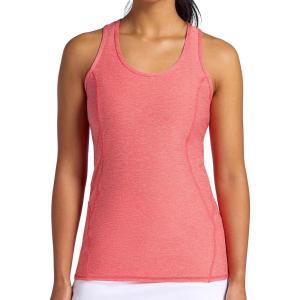 Head Women’s Break Point Tank Top, Slim Fit, Lightweight Heathered Material(Hibiscus Heather)
