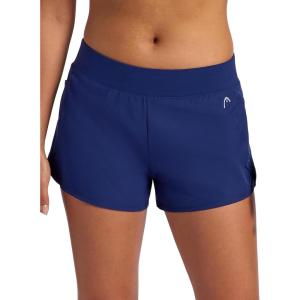 Head Women’s Vigor Short, Relaxed Fit, 3” Inseam, Mid-Rise, Stretch Lightweight Material, Moisture-Wicking(Medieval Blue)