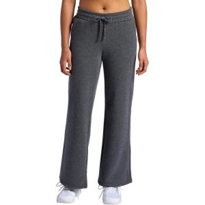 Head Women’s Wide Leg Pant, Relaxed Fit, 30” Inseam, Soft Heavyweight Material Black(Charcoal Heather)